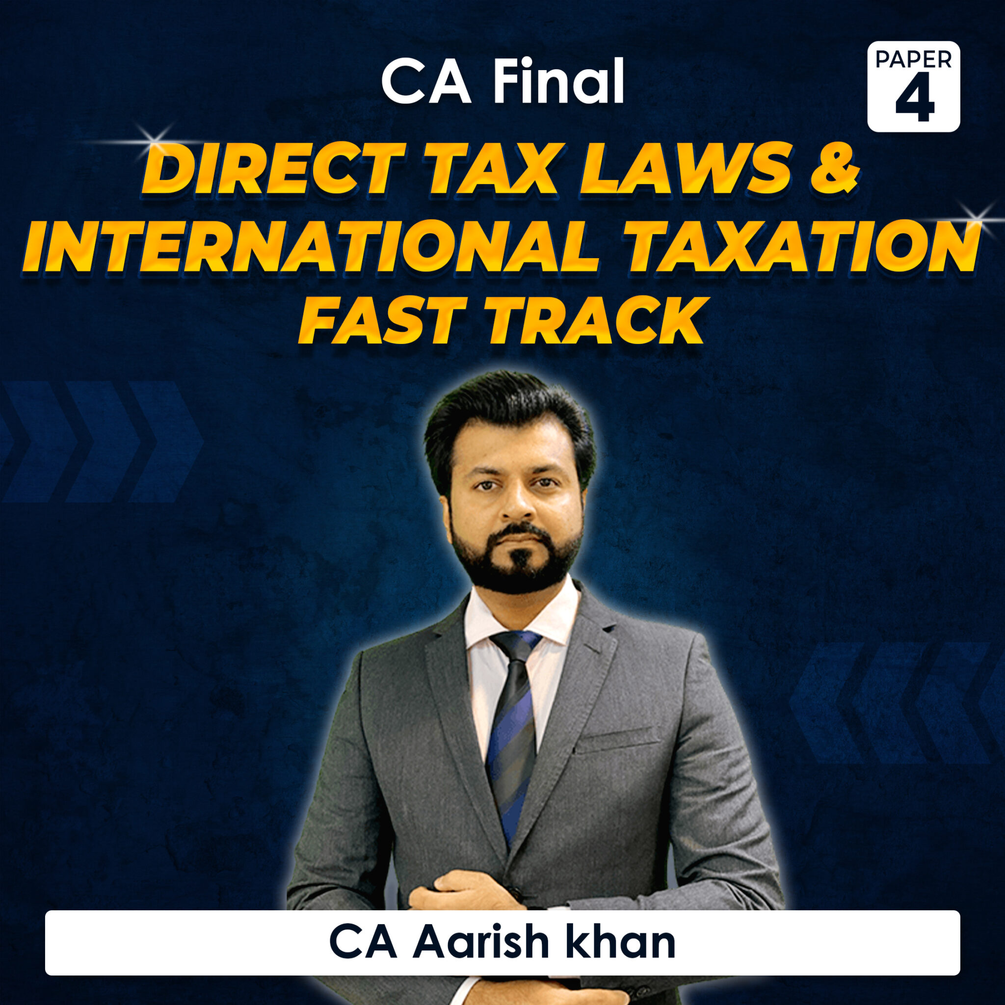 CA Aarish Khan CA Final DT Fast Track And International Taxation