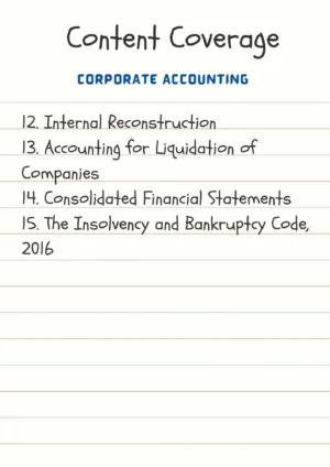 Corporate Accounting For B.Com DU (Delhi University) By CA Raj K ...