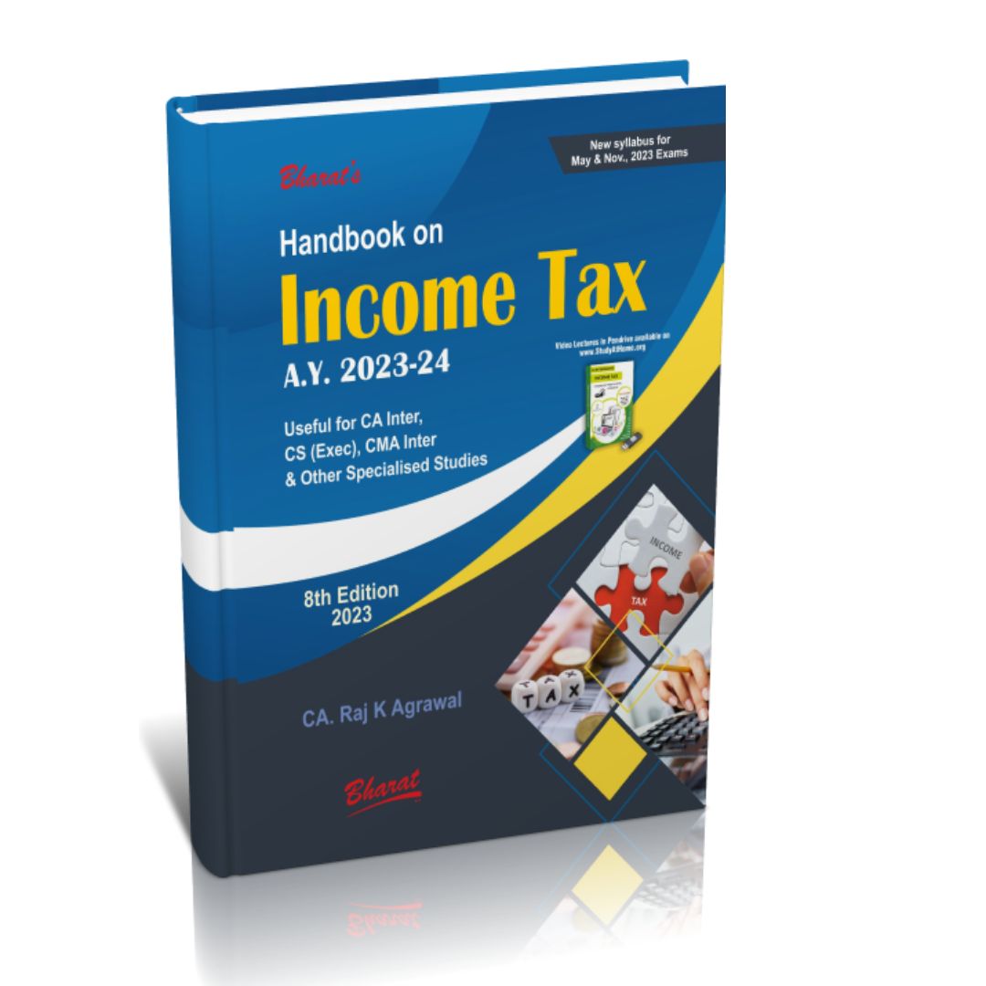 Tax Printed Book by CA Raj K Agrawal for CA/CS/CMA