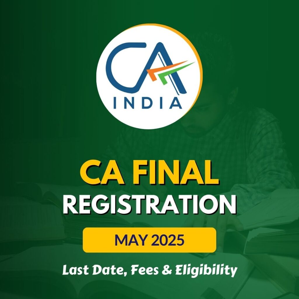 ca final exam form may 2025