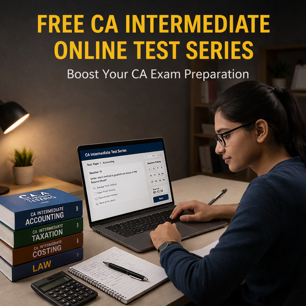 CA Intermediate Online Test Series Free - 8400+ MCQs
