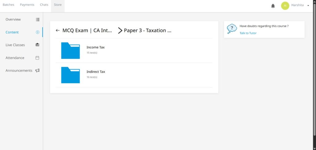 CA Intermediate test series Chapter-Wise & Unit-Wise Practice