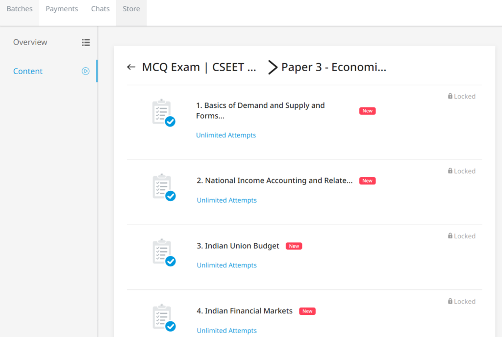 CSEET Test Series Unlimited Attempts